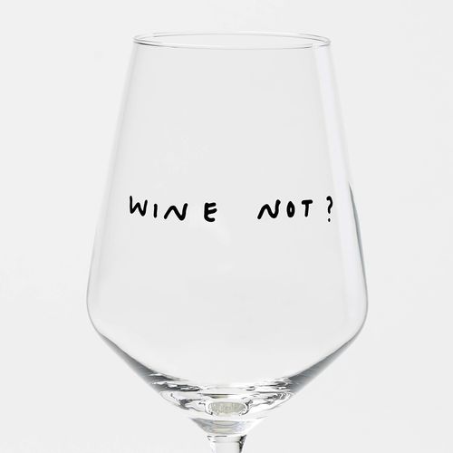 Weinglas *WINE NOT?* by Johanna Schwarzer x selekkt